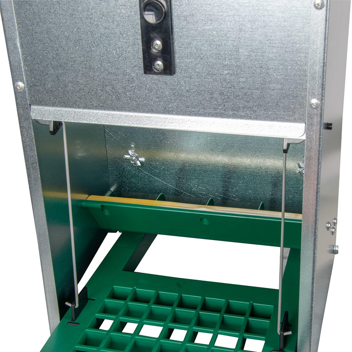 Hühner Futterautomat mit Trittplatte 5 kg verzinkt Blech - Bild 7