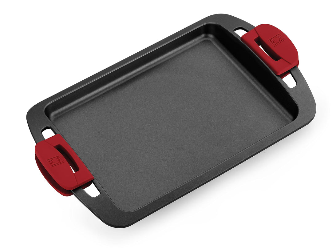 Grillplatte glatt Aluminiumguss 40 cm Induktion Antihaft