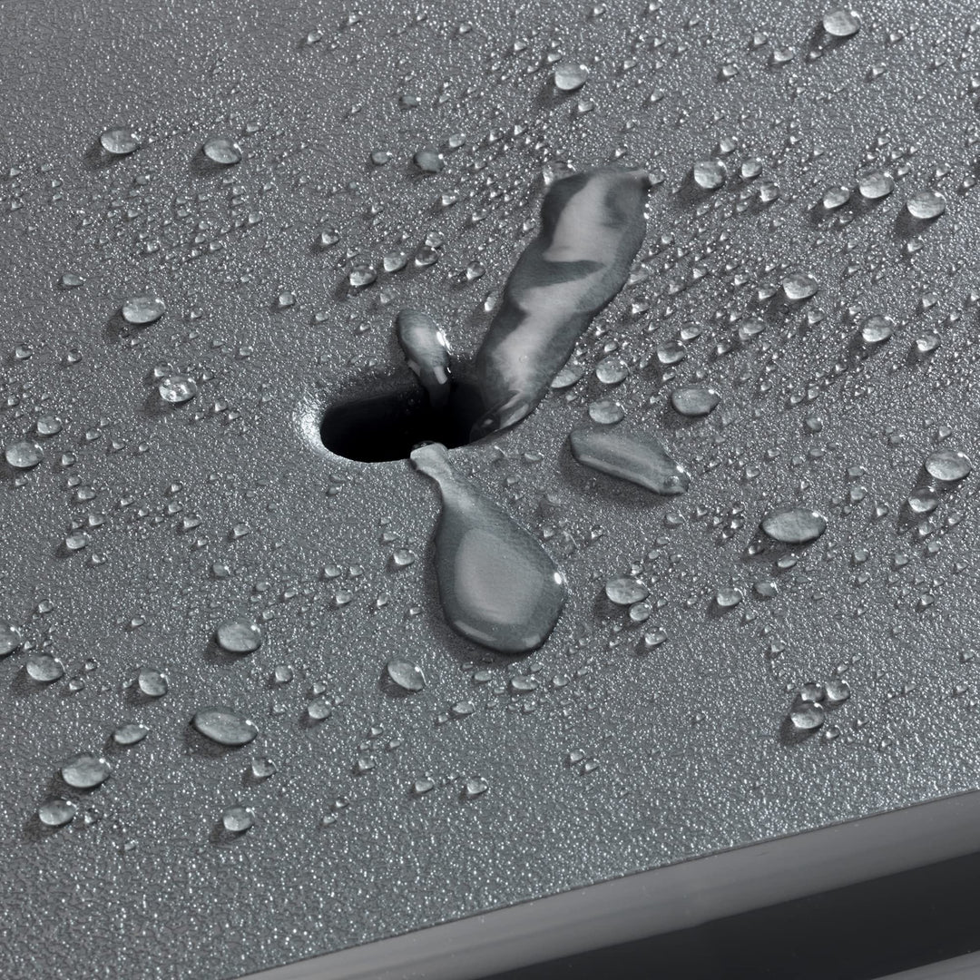 Duschhocker höhenverstellbar Aluminium 130 kg anthrazit TÜV/GS - Bild 7