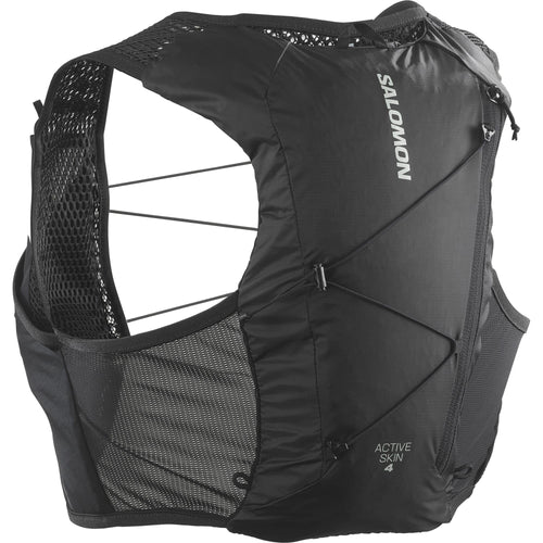 Trailrunning-Weste 4L Unisex mit Brustflaschen-Taschen für Kurztouren