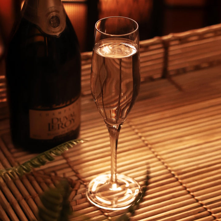 Sektgläser Kristallglas 190 ml 6er-Set für Champagner &amp; Prosecco - Bild 5