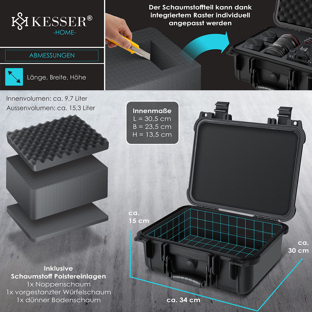 Kamerakoffer Hartschale 15L wasserdicht staubdicht für Outdoor - Bild 7