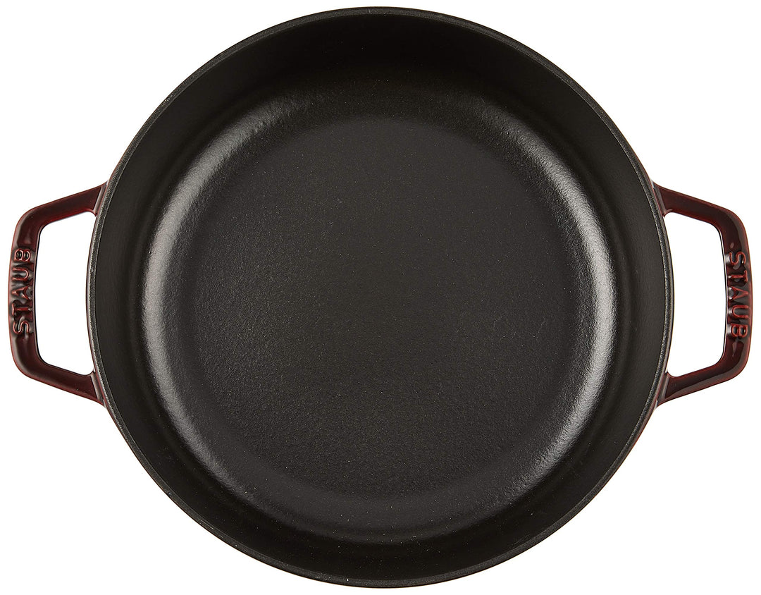 Schmorpfanne Gusseisen oval 24 cm 2,5 L Induktion Aroma-Regen - Bild 3