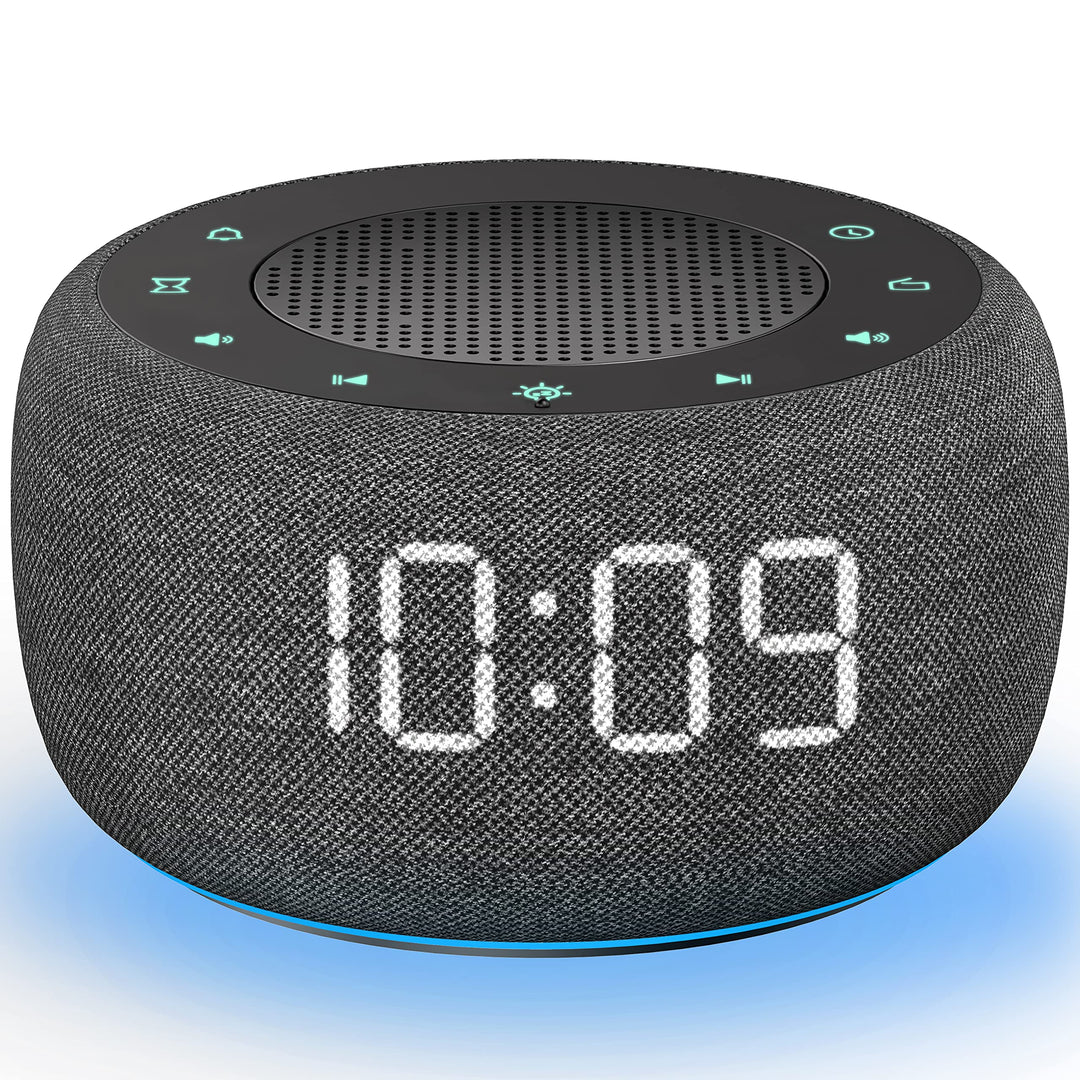Radiowecker mit Nachtlicht 7 Farben FM-Radio 5W Lautsprecher