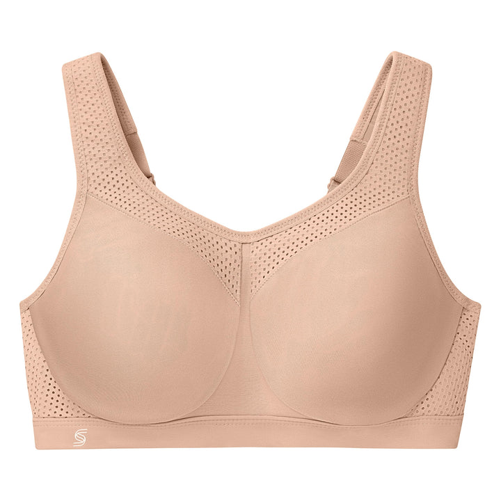 Sport-BH mit Bügel Damen Doppel-Cup High-Impact Übergrösse Haut 85G - Bild 4