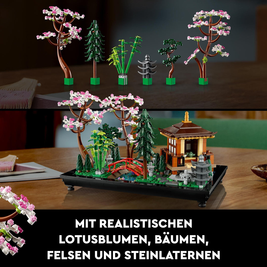 Klemmbausteine Zen-Garten japanisch inspiriert 1363 Teile Erwachsene - Bild 5