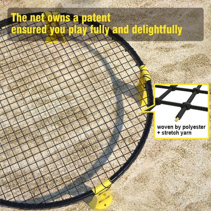 Roundnet Set mit Netz, 2 Bällen und Pumpe für Outdoor - Bild 4