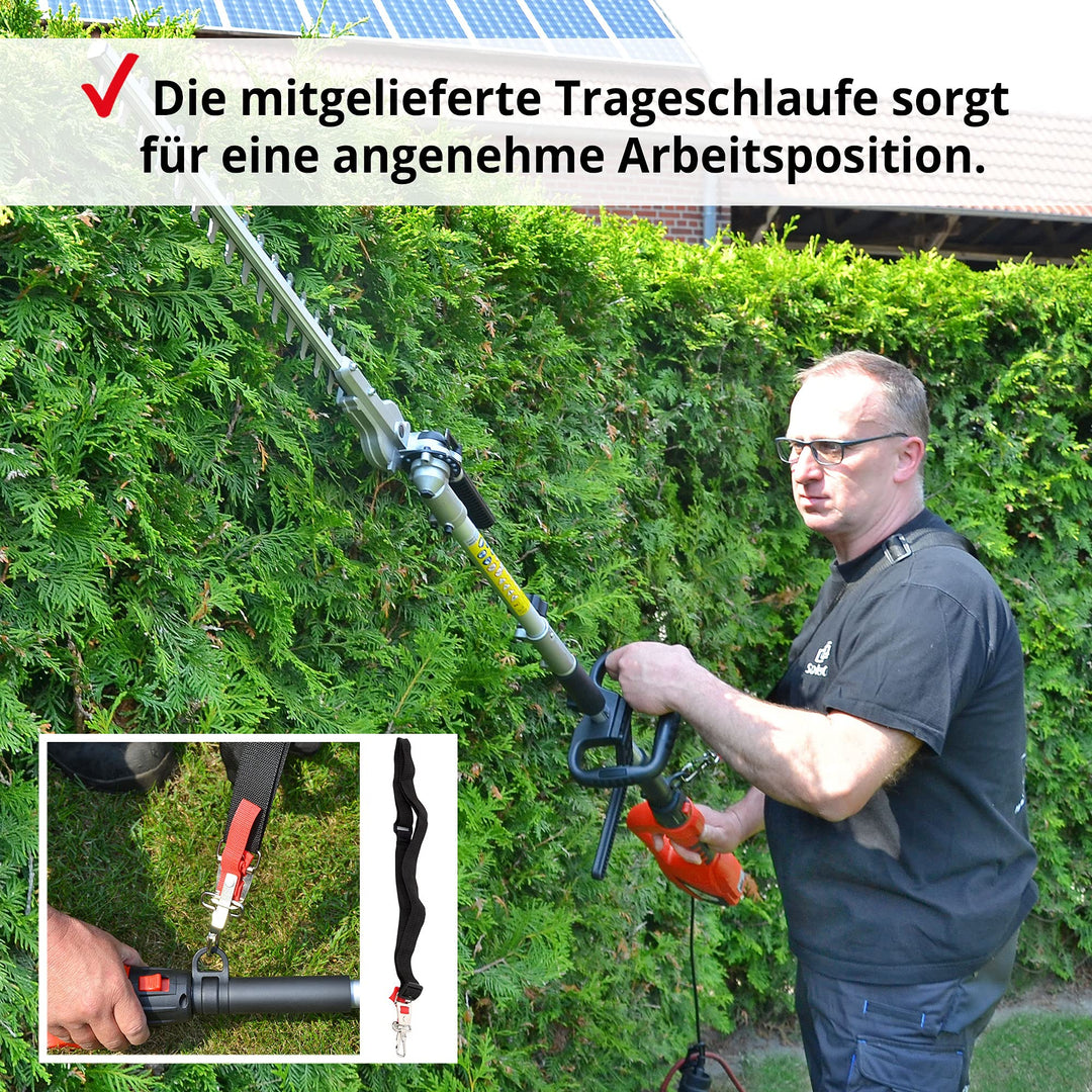 Elektro-Teleskopheckenschere 900W 41cm Schnittlänge 4m Reichweite - Bild 7
