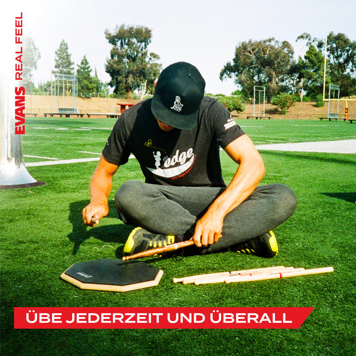 Drum Übungspad 2-seitig Natur- &amp; Recyclinggummi 12 Zoll - Bild 4