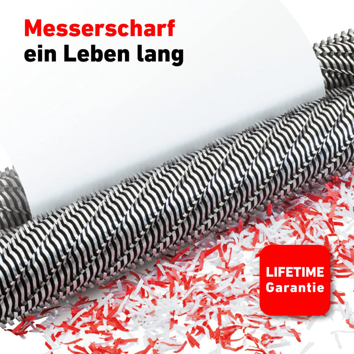 Aktenvernichter Partikelschnitt 2x15mm P-5 DSGVO bis 4 Blatt - Bild 7