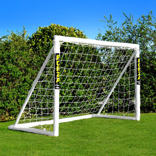 Fussballtor uPVC 180x120 cm Garten mit Klicksystem wetterfest