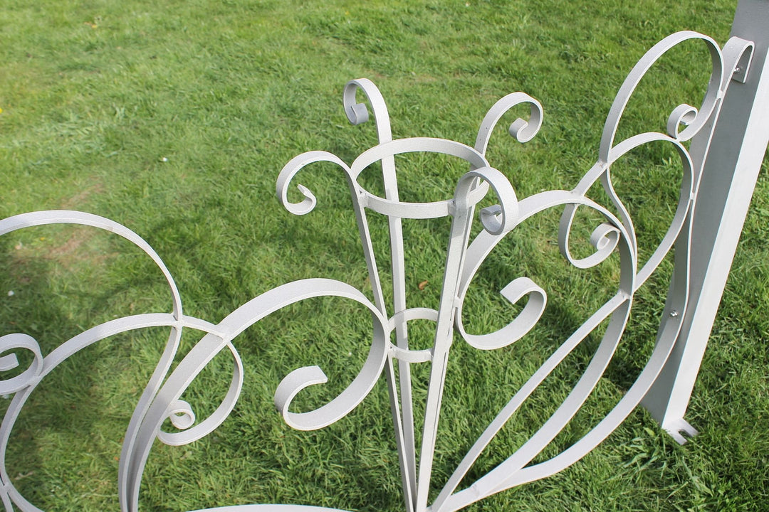 Gartenzaun-Element Aluminium 102x72 cm Alu-Natur Dekorzaun - Bild 7