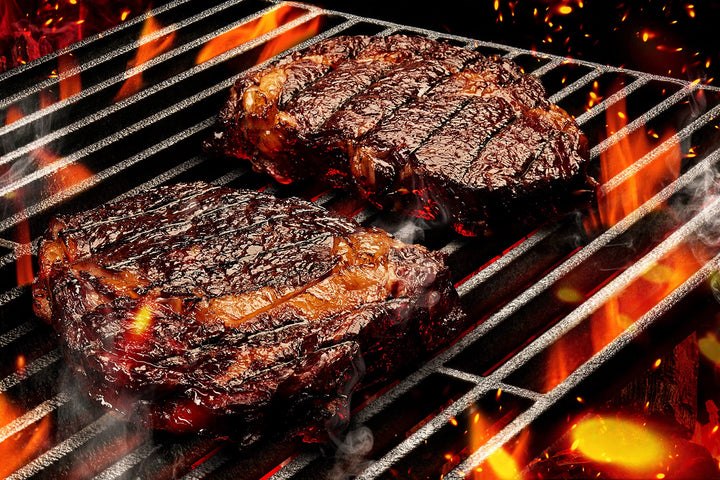 Grillrost Edelstahl 82x43 cm rechteckig mit abnehmbaren Griffen - Bild 2