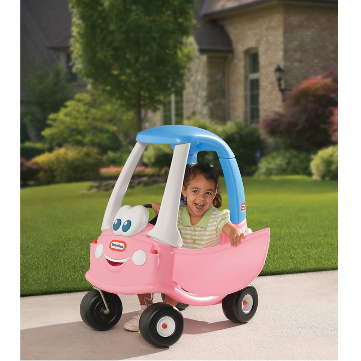 Rutschauto Prinzessin-Coupé mit Hupe &amp; Eltern-Schiebehandgriff - Bild 2