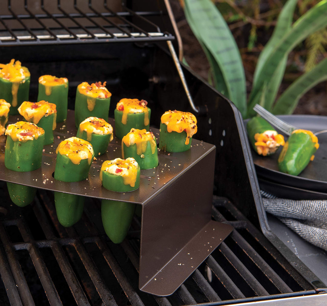 Grillständer Hähnchenkeulen &amp; Jalapeños Antihaft 33,7 cm Ofen/Grill - Bild 4