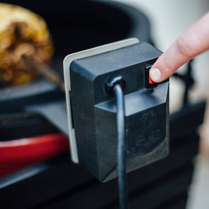 Rotisserie-Aufsatz für Kamado Joe Classic I II III Edelstahl - Bild 3