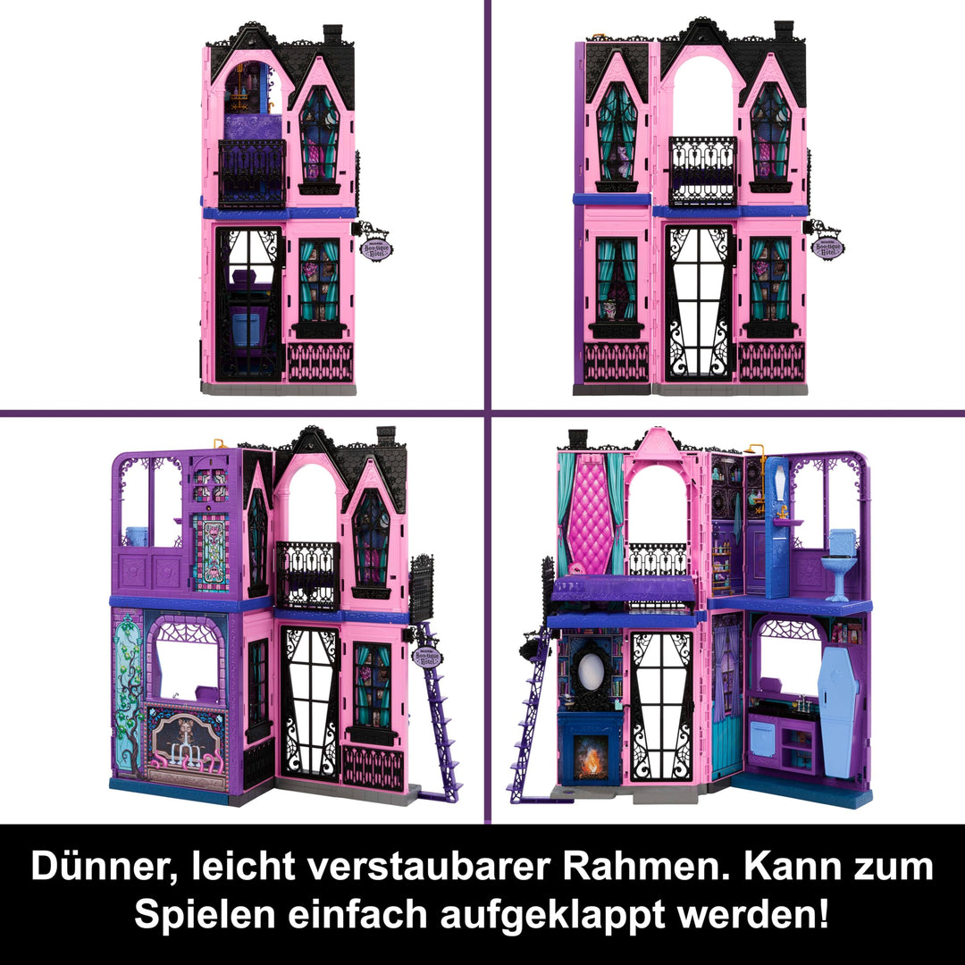 Puppenhaus Monster High Boo-tique Hotel 5 Spielbereiche klappbar - Bild 5