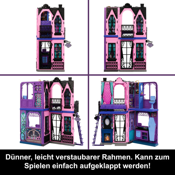 Puppenhaus Monster High Boo-tique Hotel 5 Spielbereiche klappbar - Bild 5