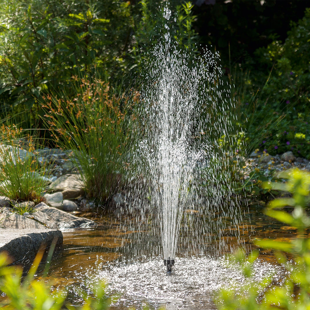 Teichpumpe mit Fontänen-Düsenset 2000 l/h für Gartenteich - Bild 4