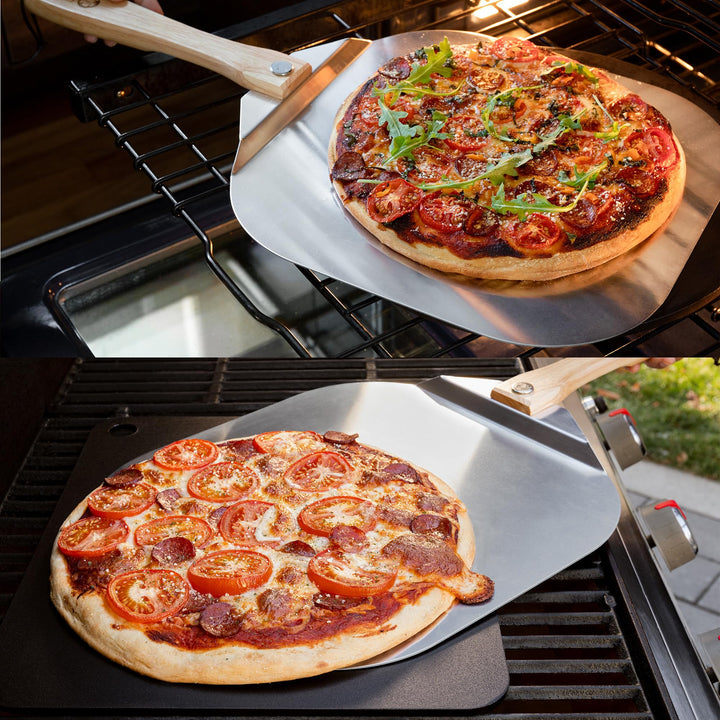 Pizzaschieber perforiert Aluminium mit Klappgriff 35x40 cm - Bild 7