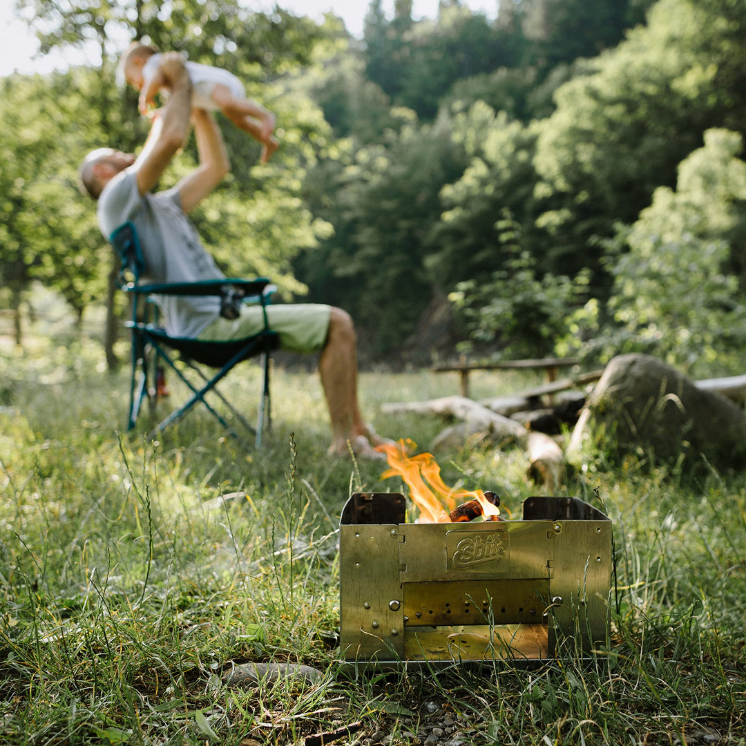 Klappgrill Edelstahl mit Transporttasche für Camping &amp; Picknick - Bild 5