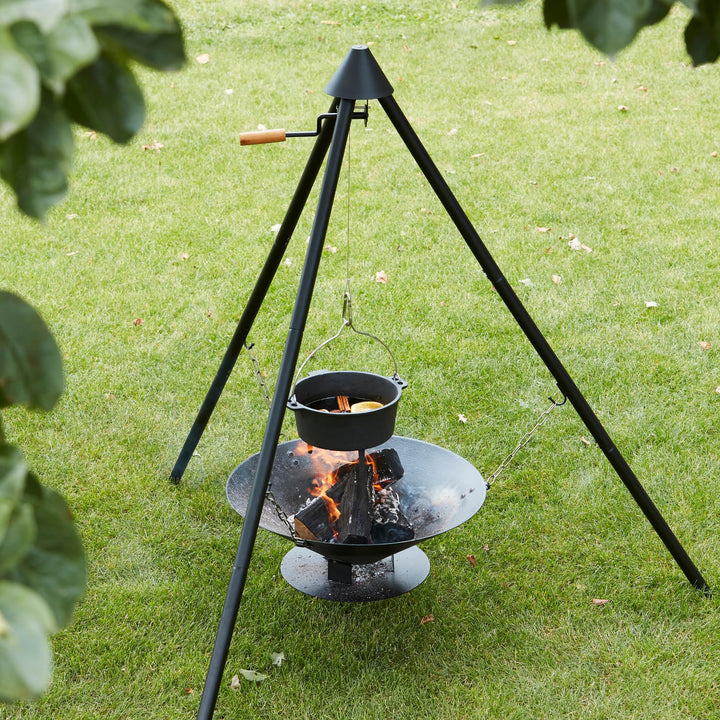 Dutch Oven Gusseisen 3 Liter mit Dreibein fuer Feuerschale und Grill - Bild 3