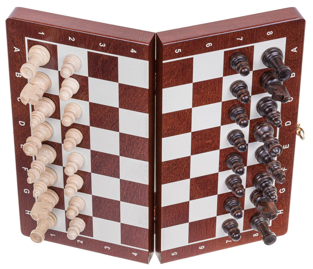 Schachspiel Holz magnetisch mit Schatulle 27x27 cm - Bild 8