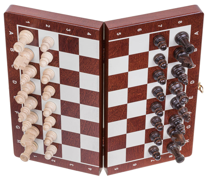 Schachspiel Holz magnetisch mit Schatulle 27x27 cm - Bild 8