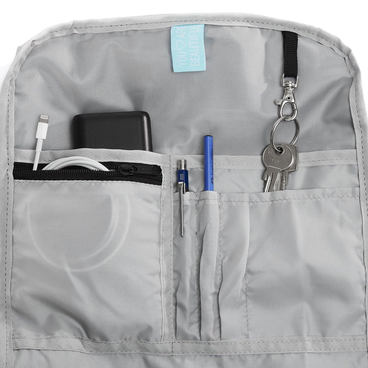 Rolltop Rucksack Damen 18-26 L mit Laptopfach 17 Zoll &amp; USB - Bild 9