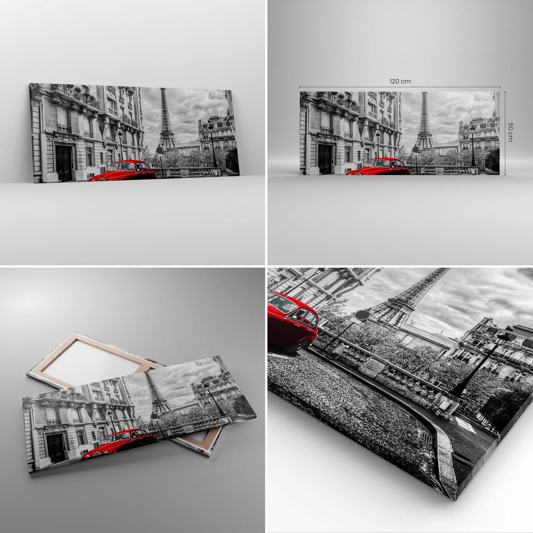 Leinwandbild Architektur Schwarz-Weiss 120x50 cm aufhaengefertig - Bild 2