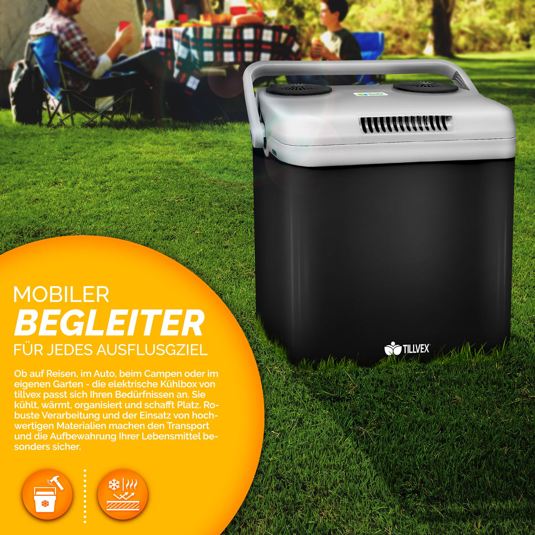 Elektrische Kühlbox 32 L für Kühlen und Warmhalten 12V/230V - Bild 6