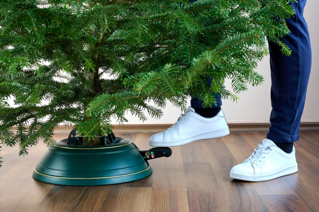 Christbaumständer Metall mit Fusspedal &amp; Einseiltechnik bis 2,6 m - Bild 6