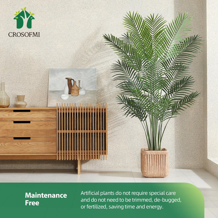 Künstliche Palme 170 cm im Topf mit Zementfüllung, Polyester - Bild 2