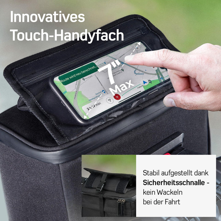 Lenkertasche KLICKfix 6 L mit Handyhalterung wasserabweisend - Bild 4