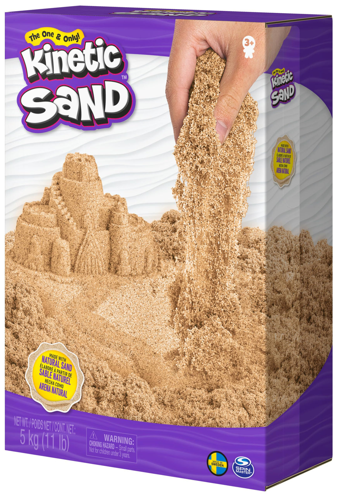 Kinetischer Sand 5 kg Naturbraun für Kinder ab 3 Jahren - Bild 8