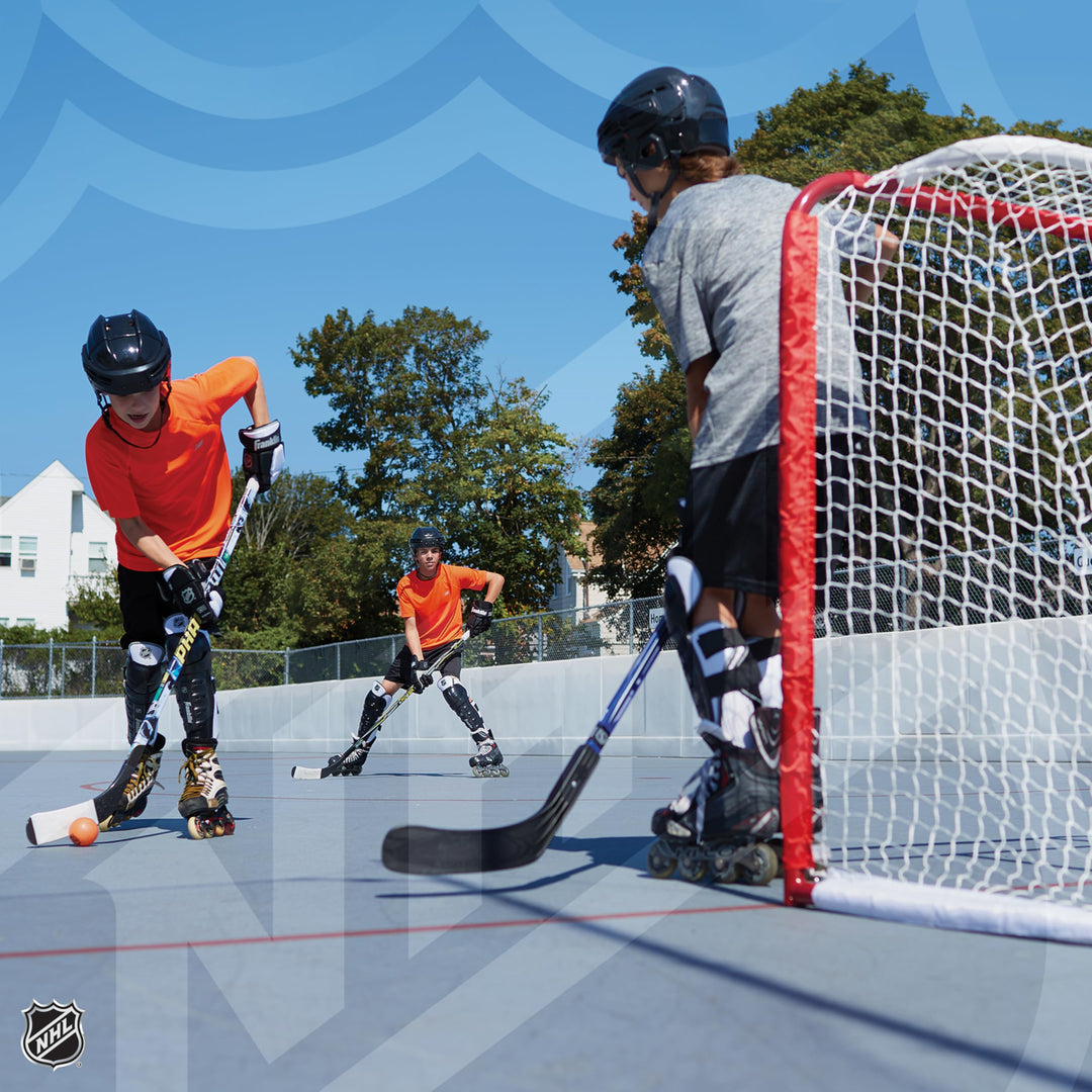 Streethockey-Tor Stahl 127x107x66 cm für Pucks &amp; Bälle Outdoor - Bild 8