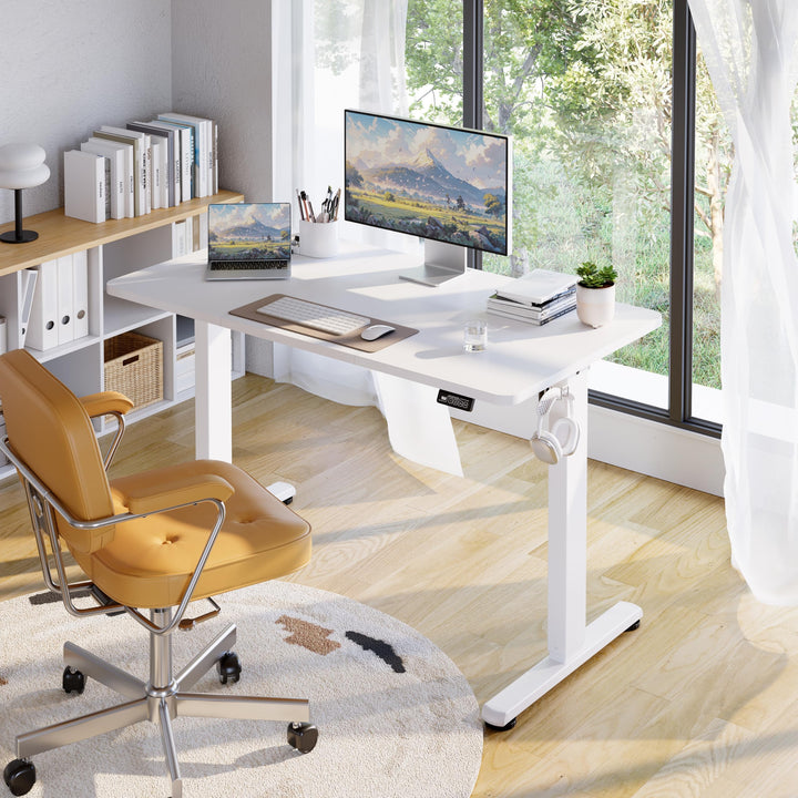 Höhenverstellbarer Schreibtisch 120x60 cm mit 2 Speichertasten - Bild 3