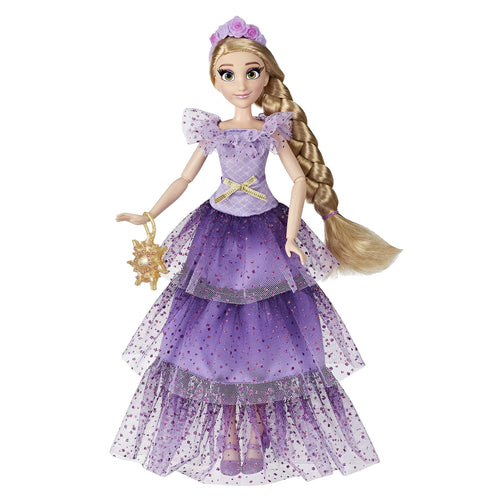 Rapunzel Modepuppe Disney Style Serie mit Kleid und Accessoires