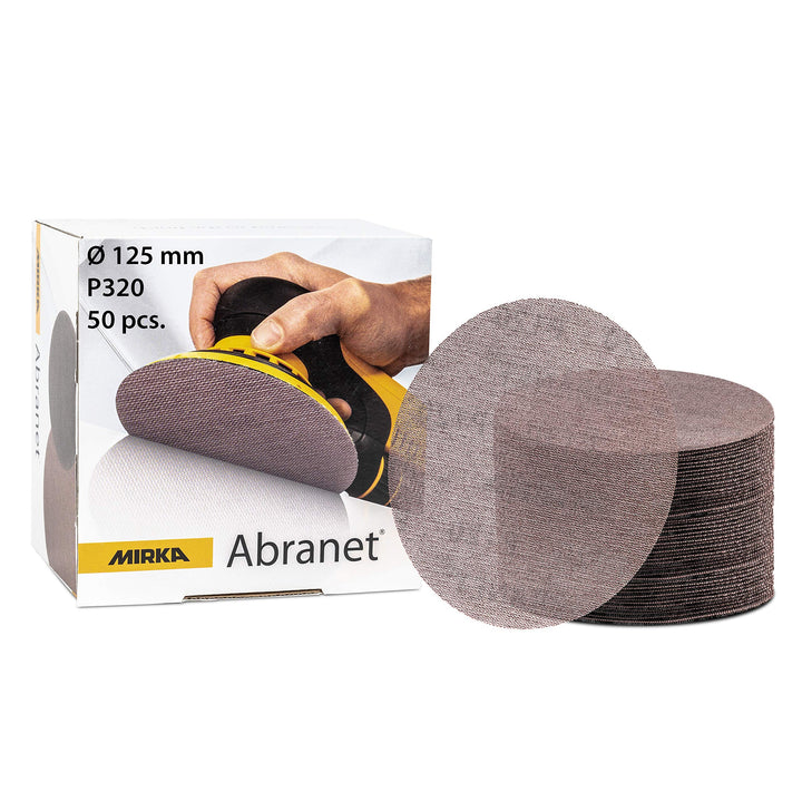 Schleifgitter Ø 125mm P320 Klett Netzstruktur 50 Stück