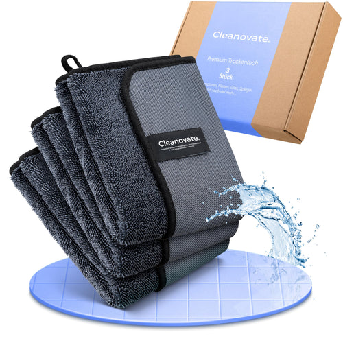 Mikrofaser Trockentuch XL für Dusche und Bad saugstark 3er Set