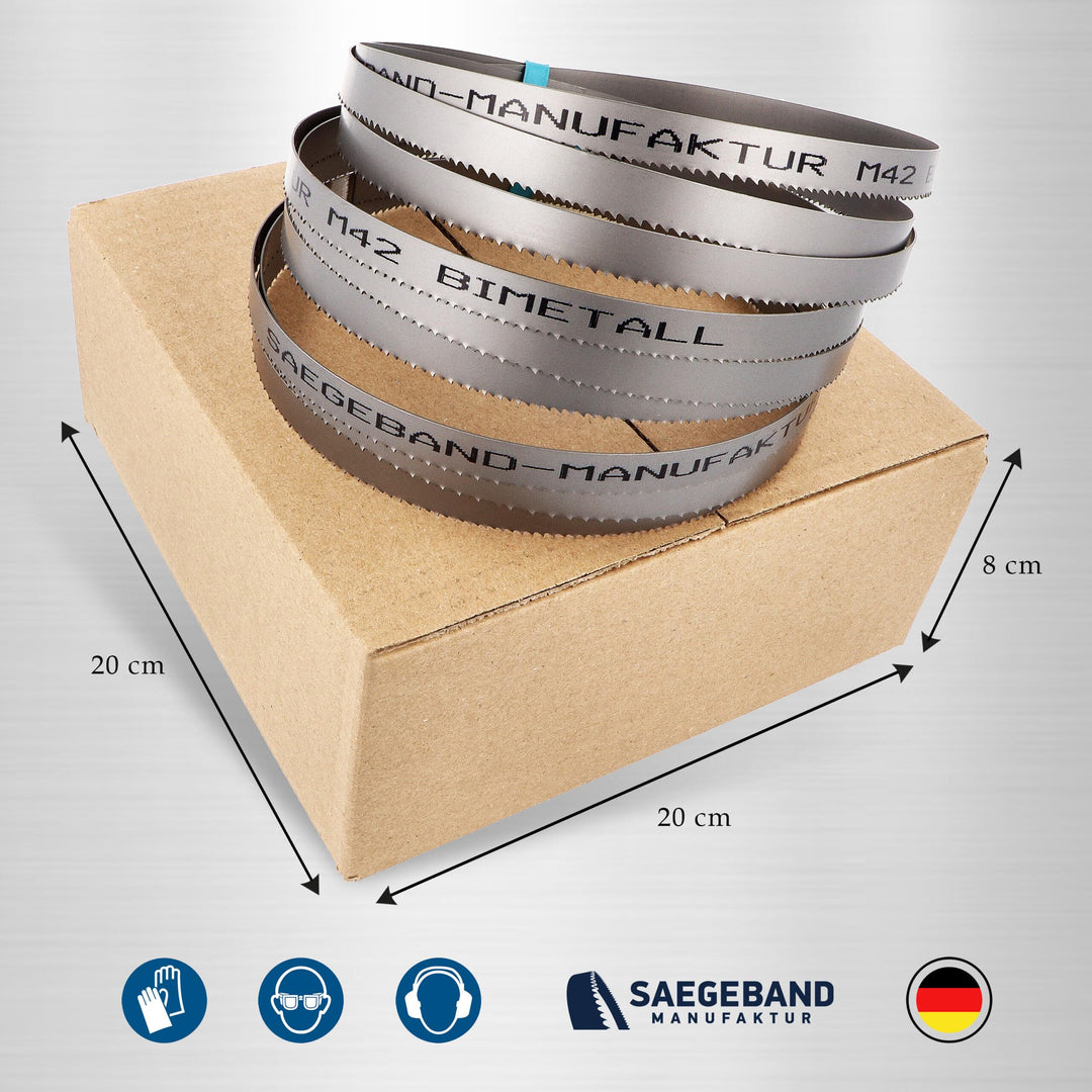 Bandsägeblatt M42 HSS Bimetall 1440x13x0,65 mm 10/14 ZpZ 3er Pack - Bild 2