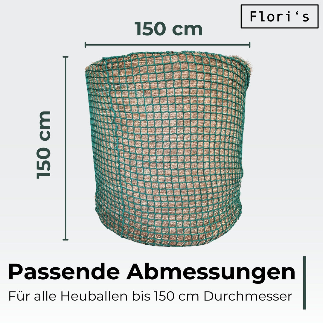 Heunetz Rundballen Pferd Polypropylen ø150cm Maschenweite 4,5cm - Bild 5