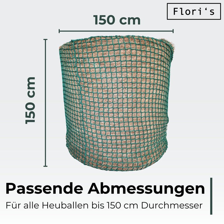 Heunetz Rundballen Pferd Polypropylen ø150cm Maschenweite 4,5cm - Bild 5