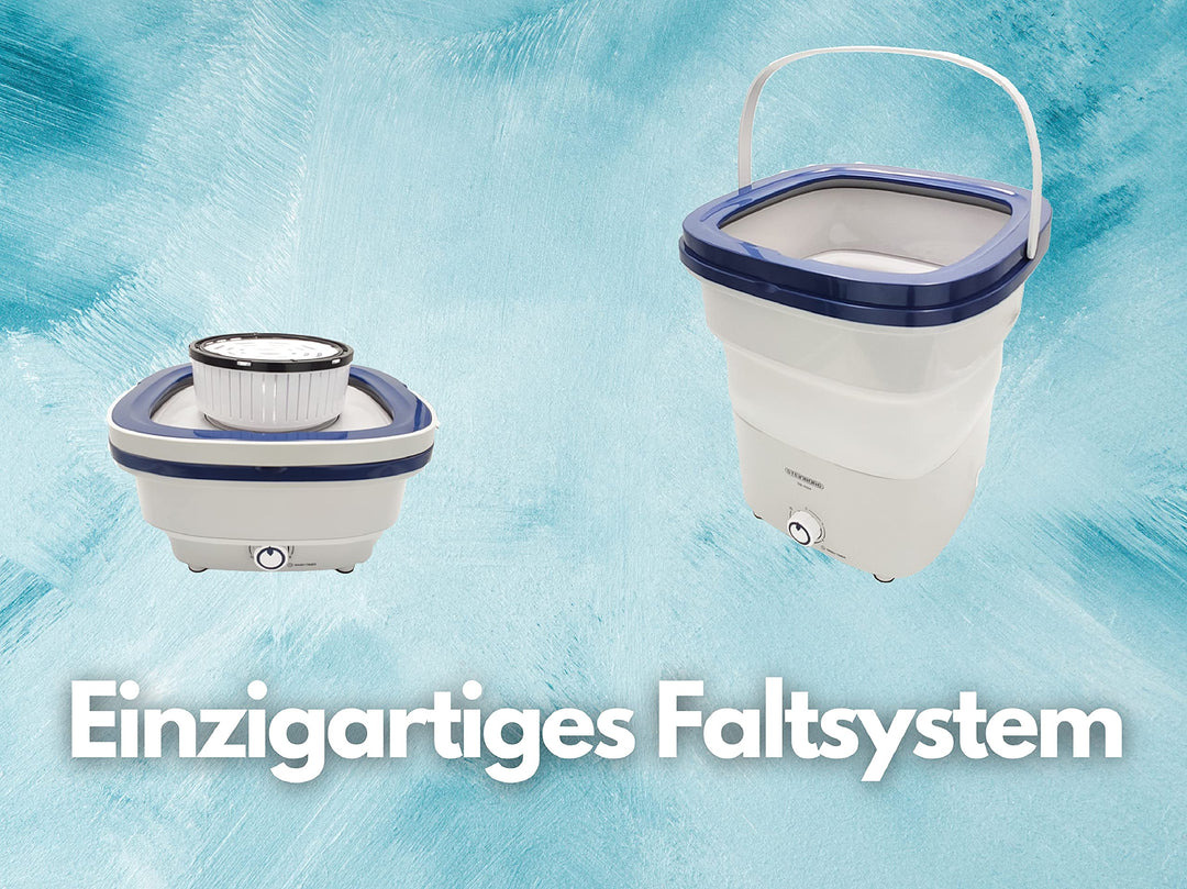 Faltbare Miniwaschmaschine 1,5 kg 135 W für Camping und Reise - Bild 5