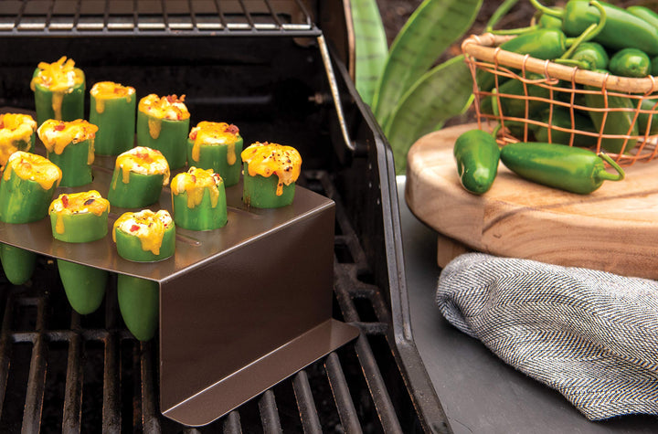 Grillständer Hähnchenkeulen &amp; Jalapeños Antihaft 33,7 cm Ofen/Grill - Bild 3