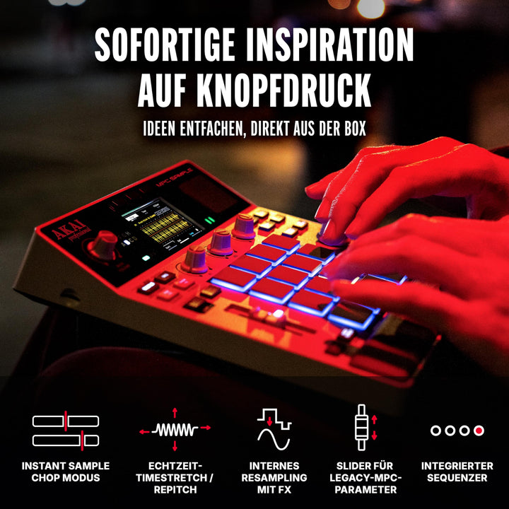 Sampler Standalone mit Sequenzer 16 Pads Akku 60 Effekte - Bild 5