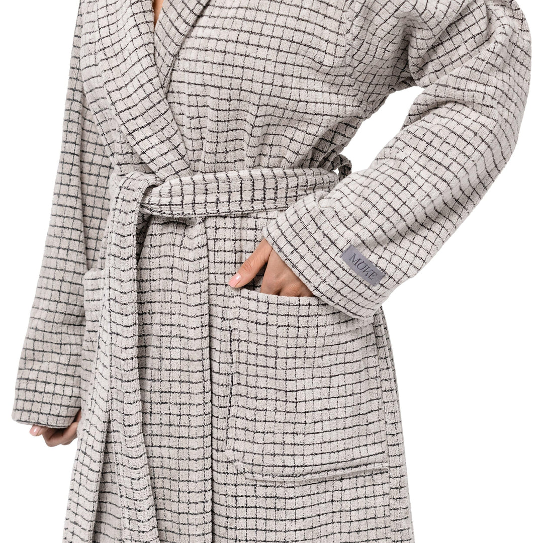 Bademantel Schalkragen Velours 90% Baumwolle Unisex Gr. XXL - Bild 2