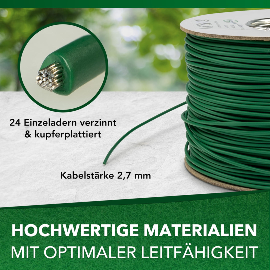 Begrenzungskabel Mähroboter 2,7mm auf Rolle für Worx Landroid 150m - Bild 3