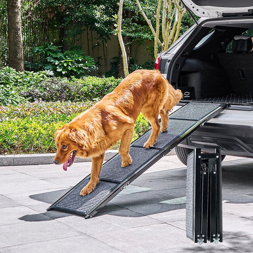 Hunderampe Auto klappbar 170x44cm Aluminium bis 90kg rutschfest