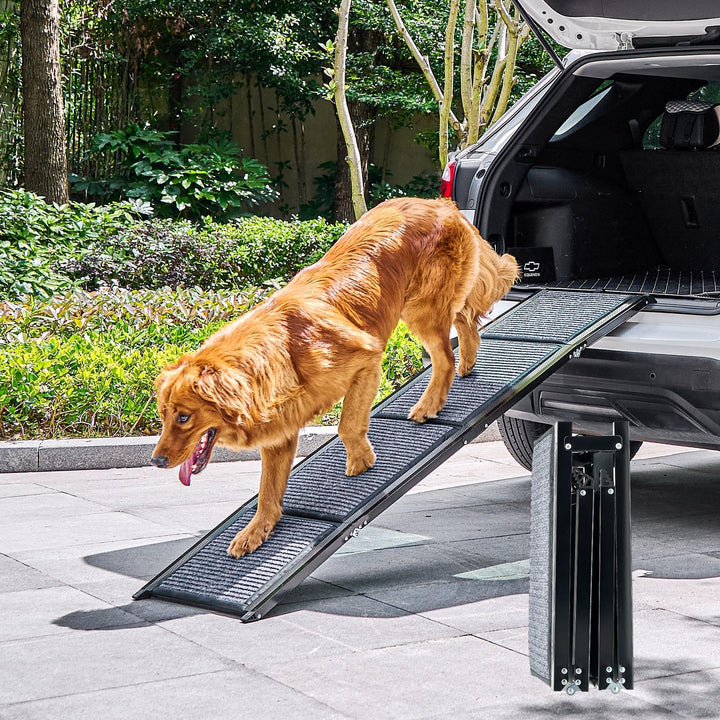 Hunderampe Auto klappbar 170cm Aluminium bis 90kg rutschfest